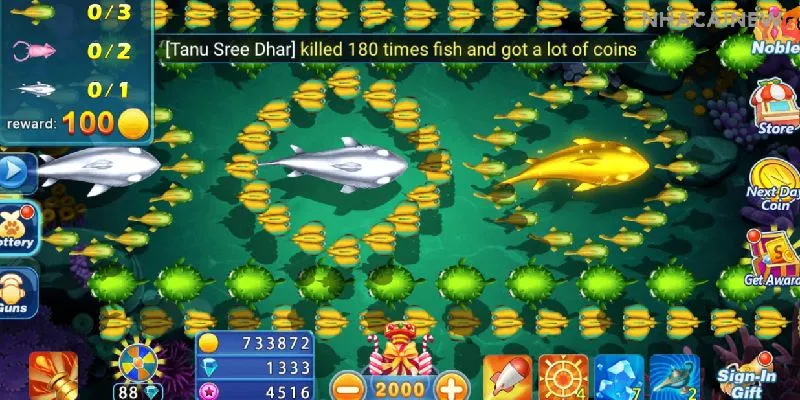 Thông tin cơ bản về game Oneshoot Fishing