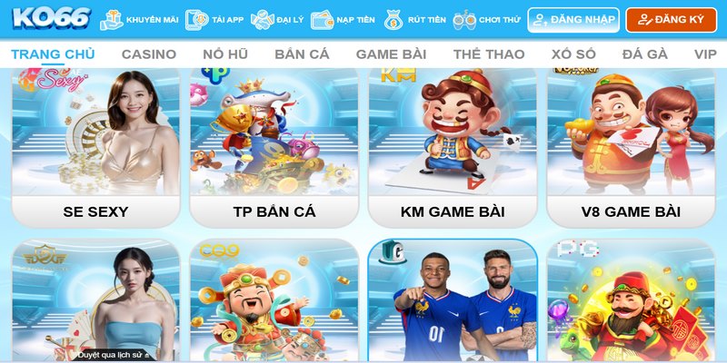 KO66 ghi điểm với thiết kế giao diện tối giản nhưng đầy tinh tế