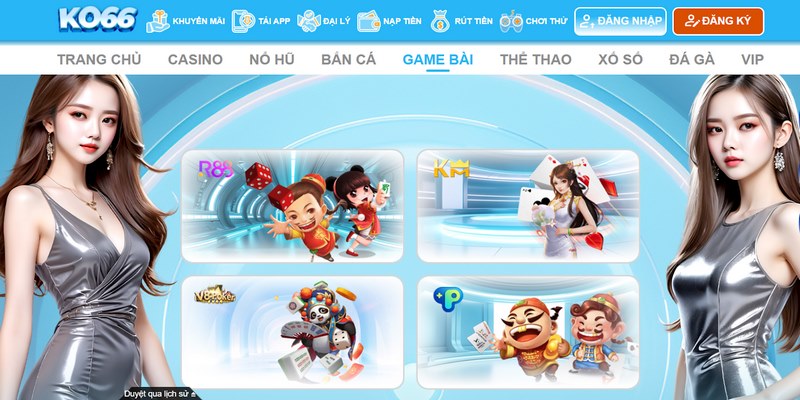 KO66 mang đến kho game bài 3D độc đáo với lối chơi đơn giản